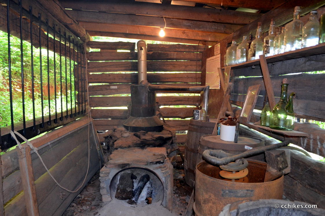 Confiscated and relocated moonshine still