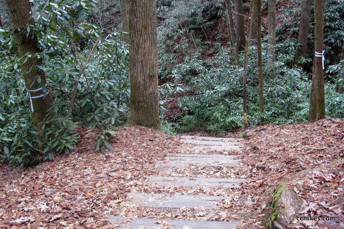 stairs to the lower falls