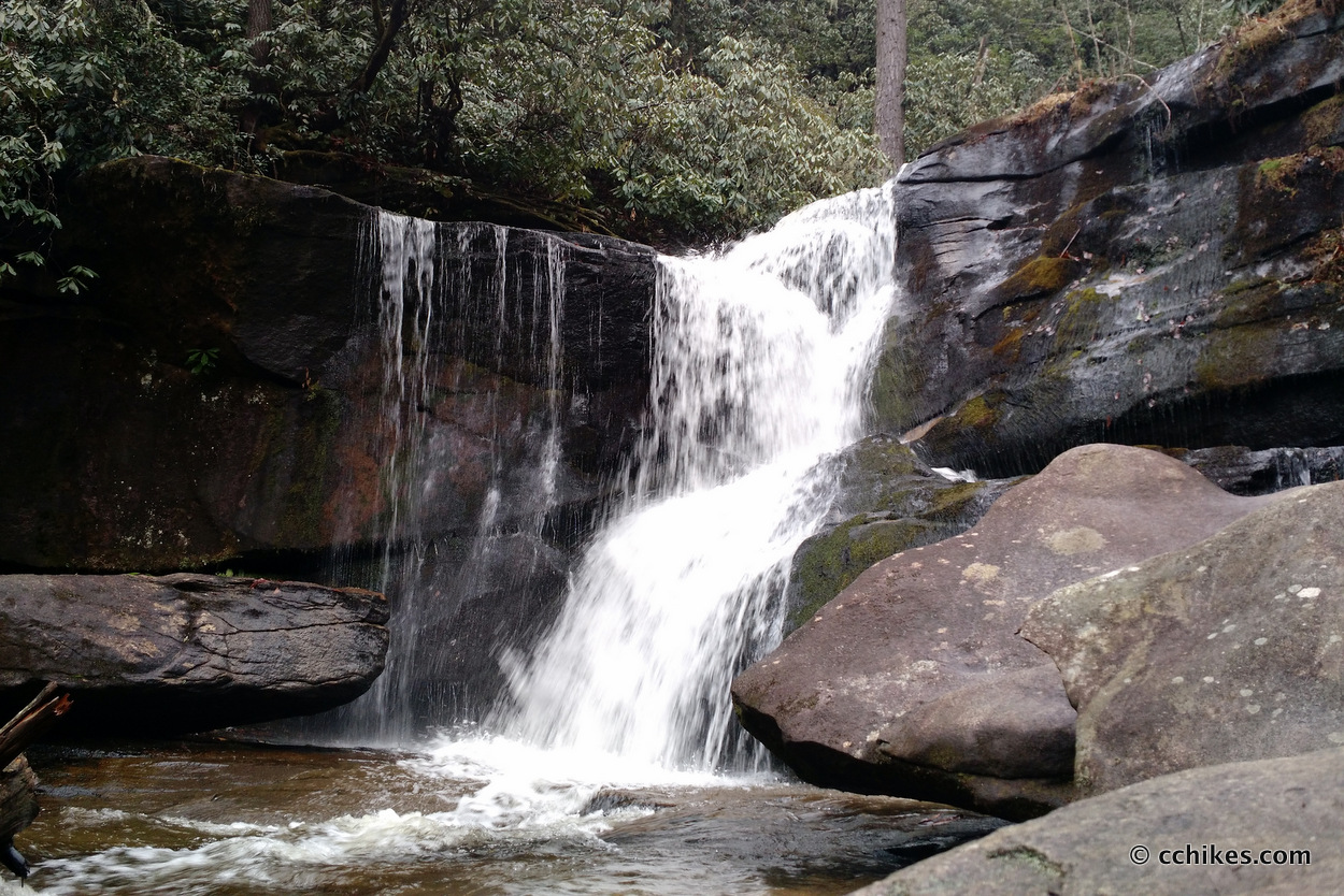 Visit Cedar Rock Creek Falls near Brevard, North Carolina