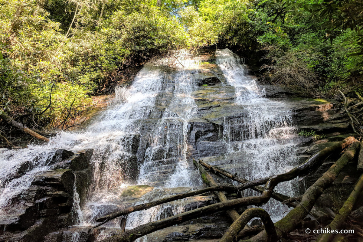 Visit Bee Cove Falls in the Mountain Rest area of South Carolina